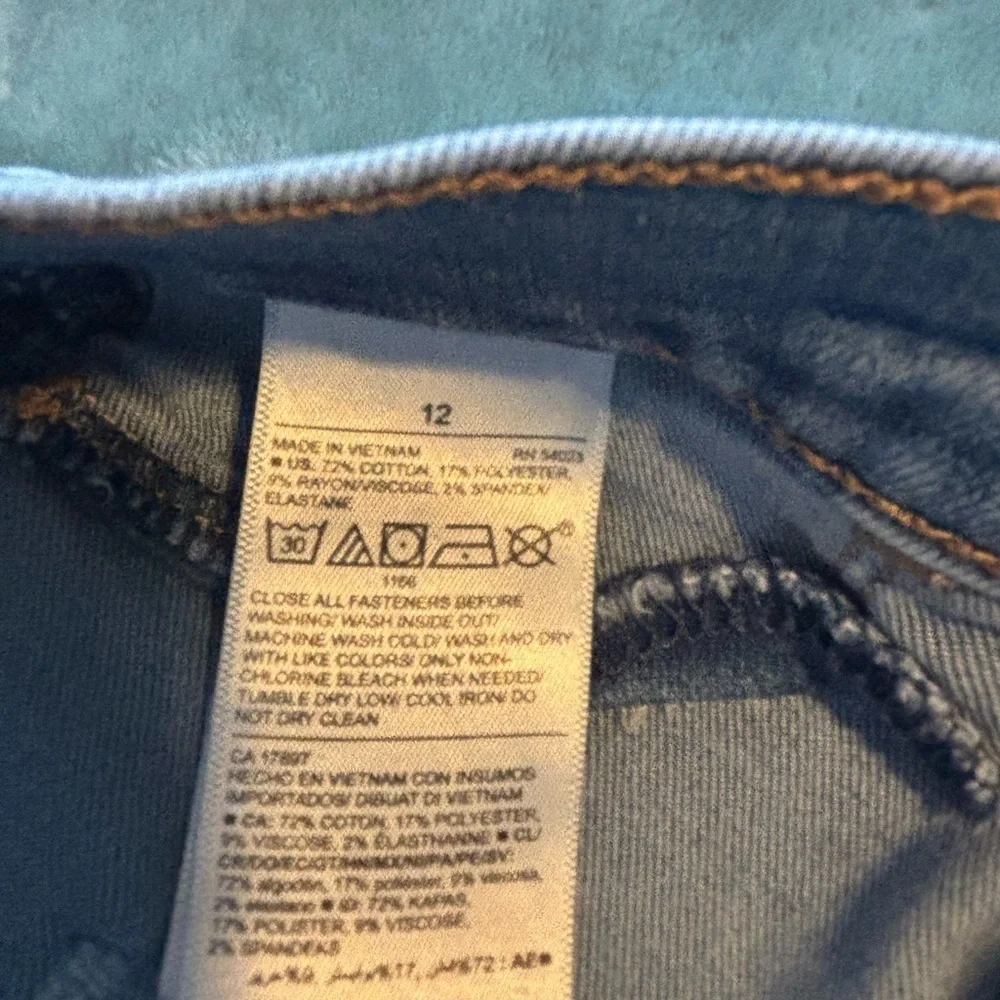 2 pair Girls Old Navy Rock Star jeggings. Size 12 adjustable waist.